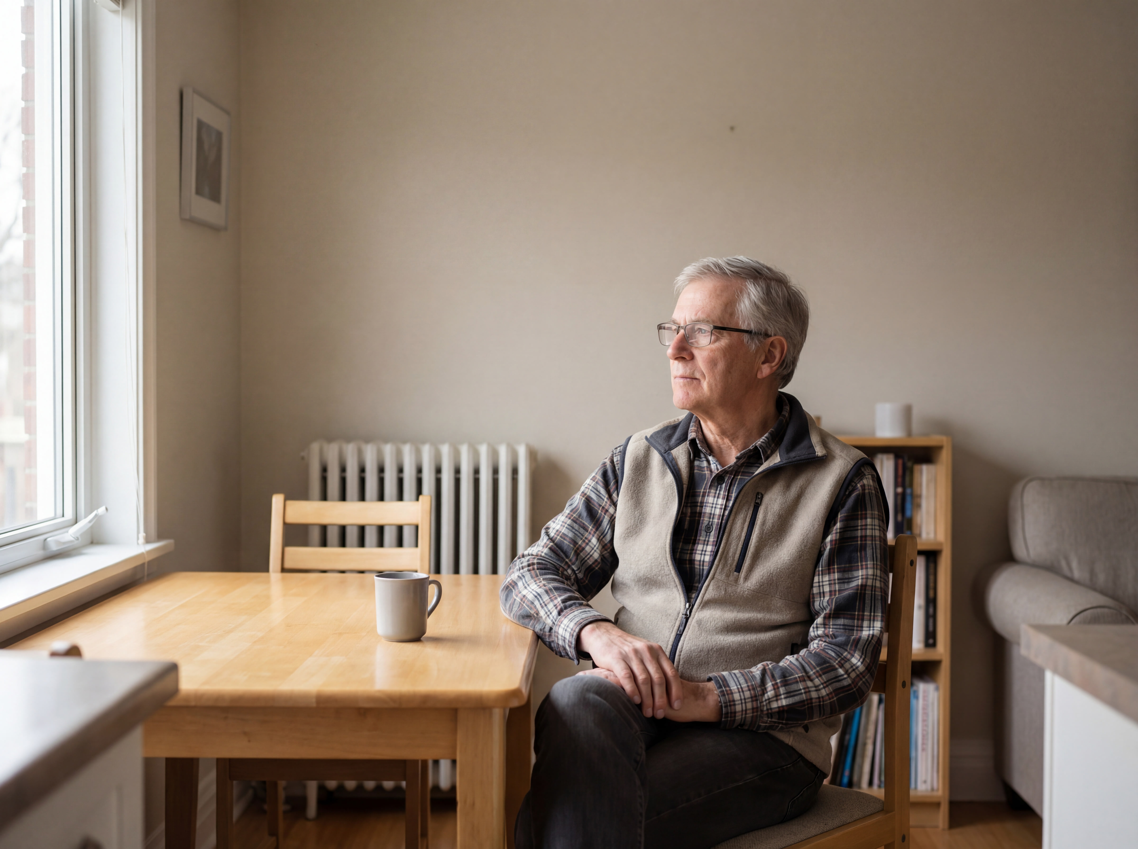 Canadian patient consulting with doctor about reducing wait times for hip or knee replacement surgery